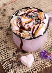 Spicy hot chocolate mocha