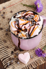 Spicy hot chocolate mocha