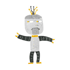 cartoon robot