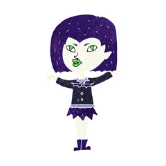 cartoon vampire girl