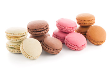 Colorful French Macarons