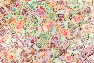 Mexican money background