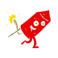 cartoon funny firework character