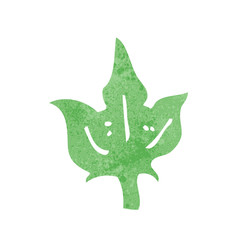 cartoon leaf symbol