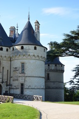 Fototapeta na wymiar Château médiéval de Chaumont sur Loire