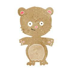 cartoon happy teddy bear