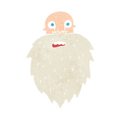 cartoon bearded man