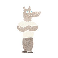 cartoon werewolf