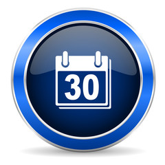 calendar icon organizer sign