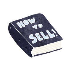 cartoon how to sell book