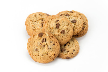 milk chocolate toffee almond cookies