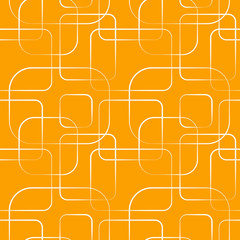 Abstract geometric line and square seamless pattern. 