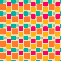 Abstract geometric square seamless pattern.  illustration