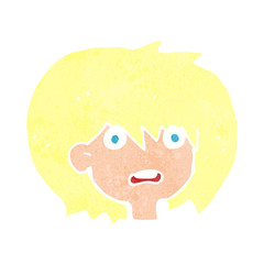 Fototapeta premium cartoon shocked expression