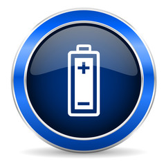 Fototapeta premium battery icon power sign