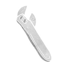 cartoon adjustable spanner