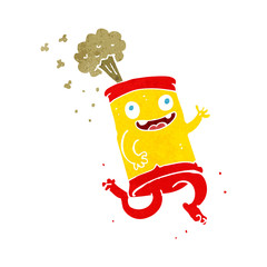 cartoon crazy soda can