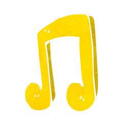 cartoon musical note