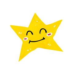 cartoon star character