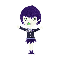 cartoon vampire girl