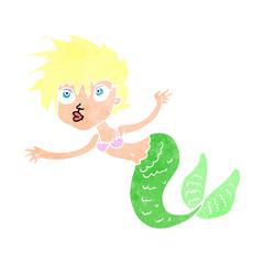 cartoon mermaid