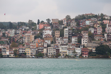 Buildings in Bosphorus Strait