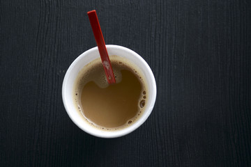 Coffee in a Disposable Cup
