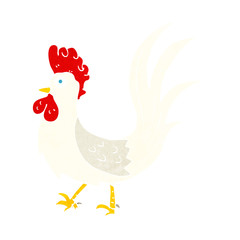 cartoon cockerel
