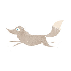 cartoon wolf running
