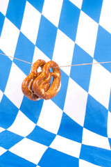 Brezel Bayern Flagge Oktoberfest 