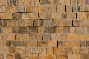 Stone brick texture wall background