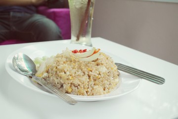 Fried rice with egg