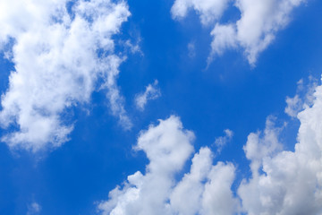 Fototapeta premium Blue sky with clouds background