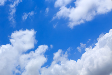 Blue sky with clouds background