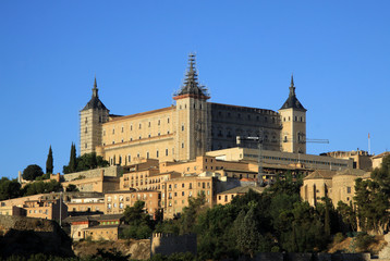 Fototapeta na wymiar Toledo, Spain old town at the Alcazar.