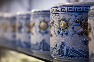 Traditional ceramic pottery in Bat Trang, Vietnam