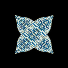 abstract shape vintage design