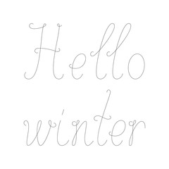 Hello winter