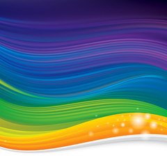 Abstract colorful waves mesh background. 