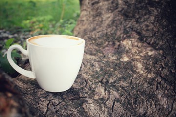 Latte coffee