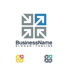 Arrow vector logo icon