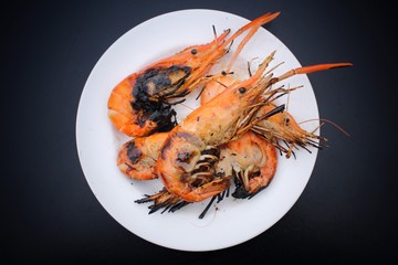 Grilled shrimp