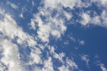 cloudy blue sky background