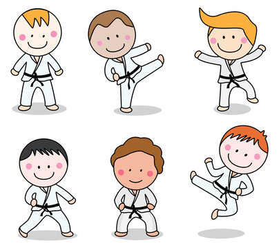 Imágenes de Dibujo Karate: descubre bancos de fotos, ilustraciones,  vectores y vídeos de 22,023 | Adobe Stock