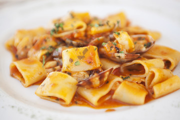 Calamarata ai frutti di mare