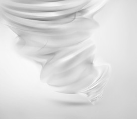 abstract white tornado