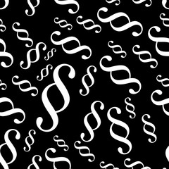 paragraph white symbols seamless vector pattern eps10