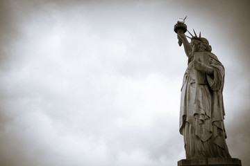 Statue of Liberty monochrome