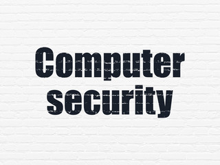 Security concept: Computer Security on wall background
