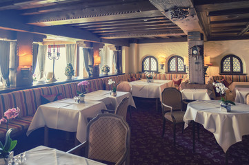 typical restaurant in hotel, Germany